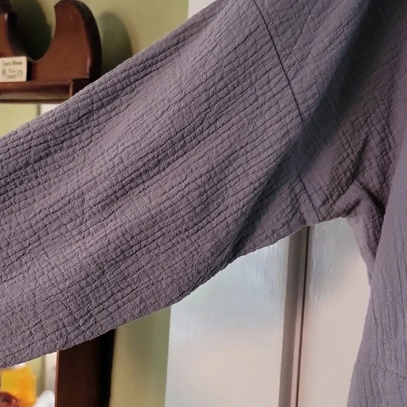 April Meets October November Robe in Blue Gray One Size EUC - Picture 4 of 8